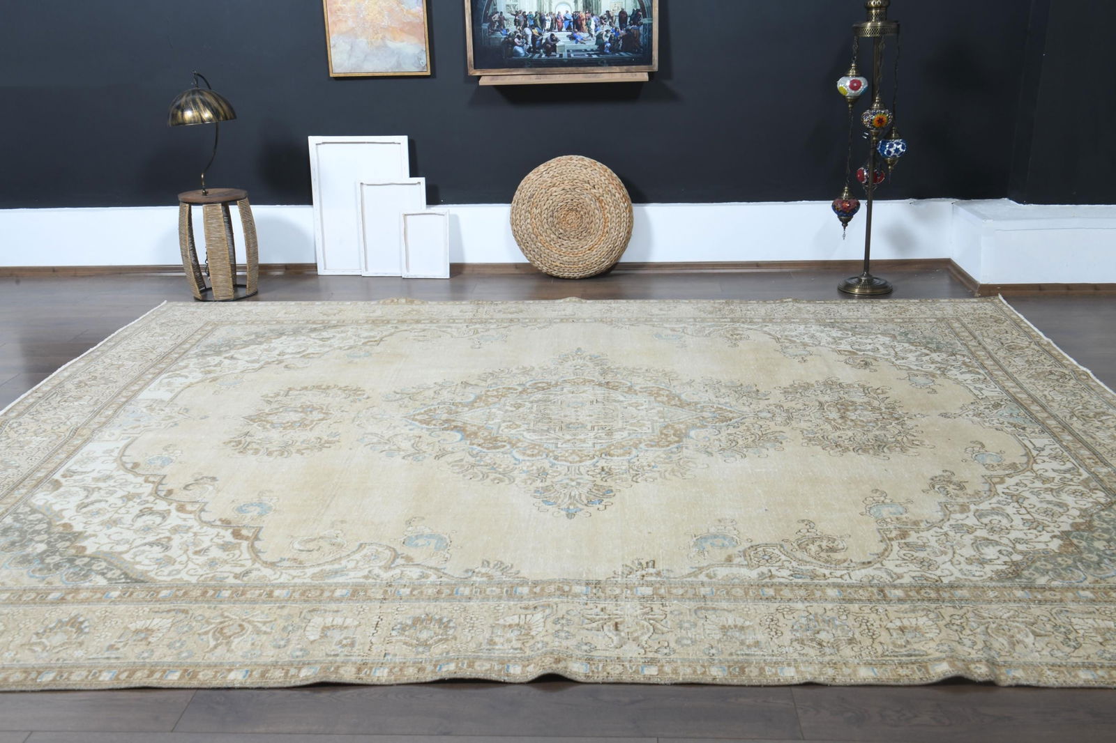 9'6x12'6 ft, VINTAGE PERSIAN RUG - 4