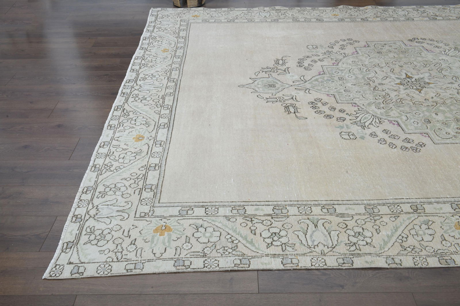 9'1x12'2 ft, PERSIAN MINIMALIST RUG - 3