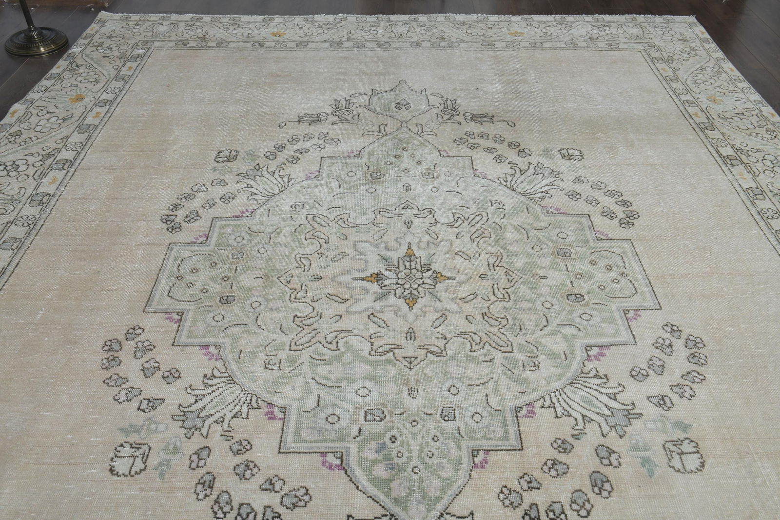 9'1x12'2 ft, PERSIAN MINIMALIST RUG - 5