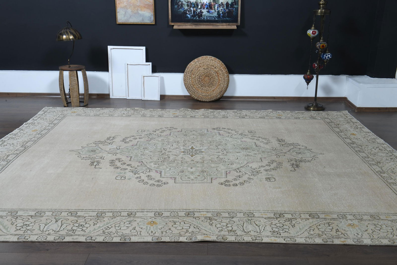 9'1x12'2 ft, PERSIAN MINIMALIST RUG - 9