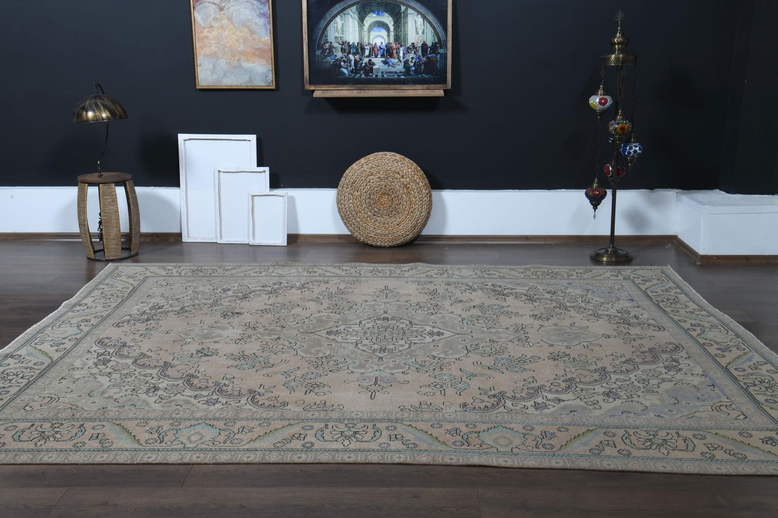 7'7x10'6 ft, EARTH TONE RUG - 9