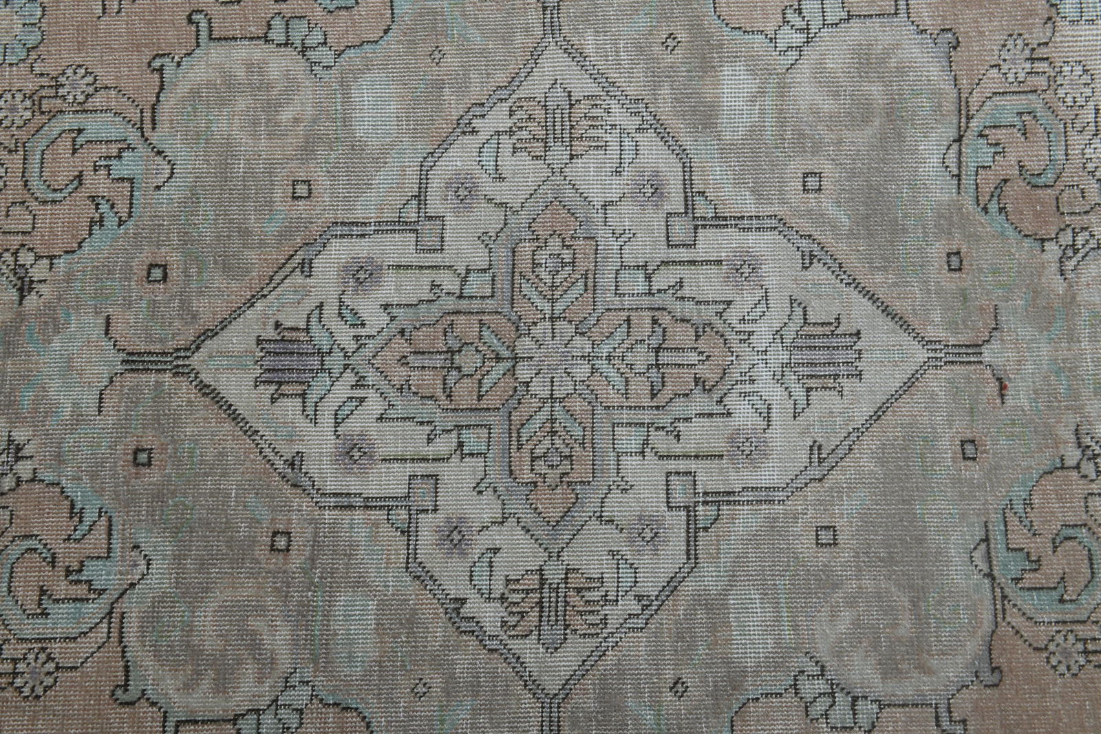 8x10'3 ft, ORANGE MINIMALIST RUG - 2