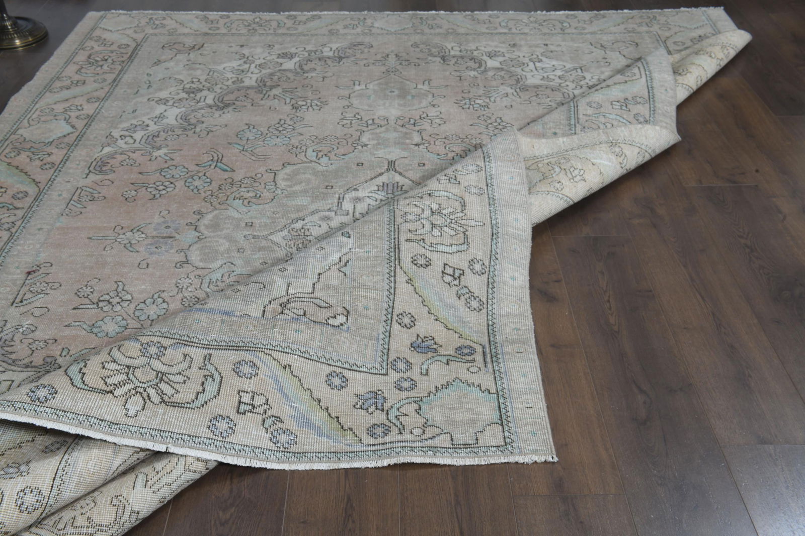 8x10'3 ft, ORANGE MINIMALIST RUG - 5