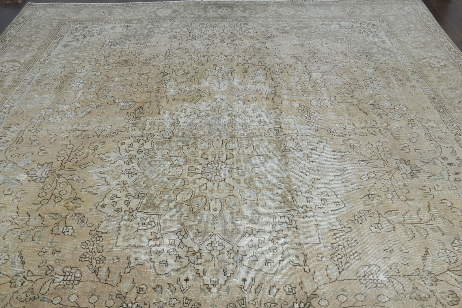 9'3x12'4 ft, VINTAGE PERSIAN RUG - 8