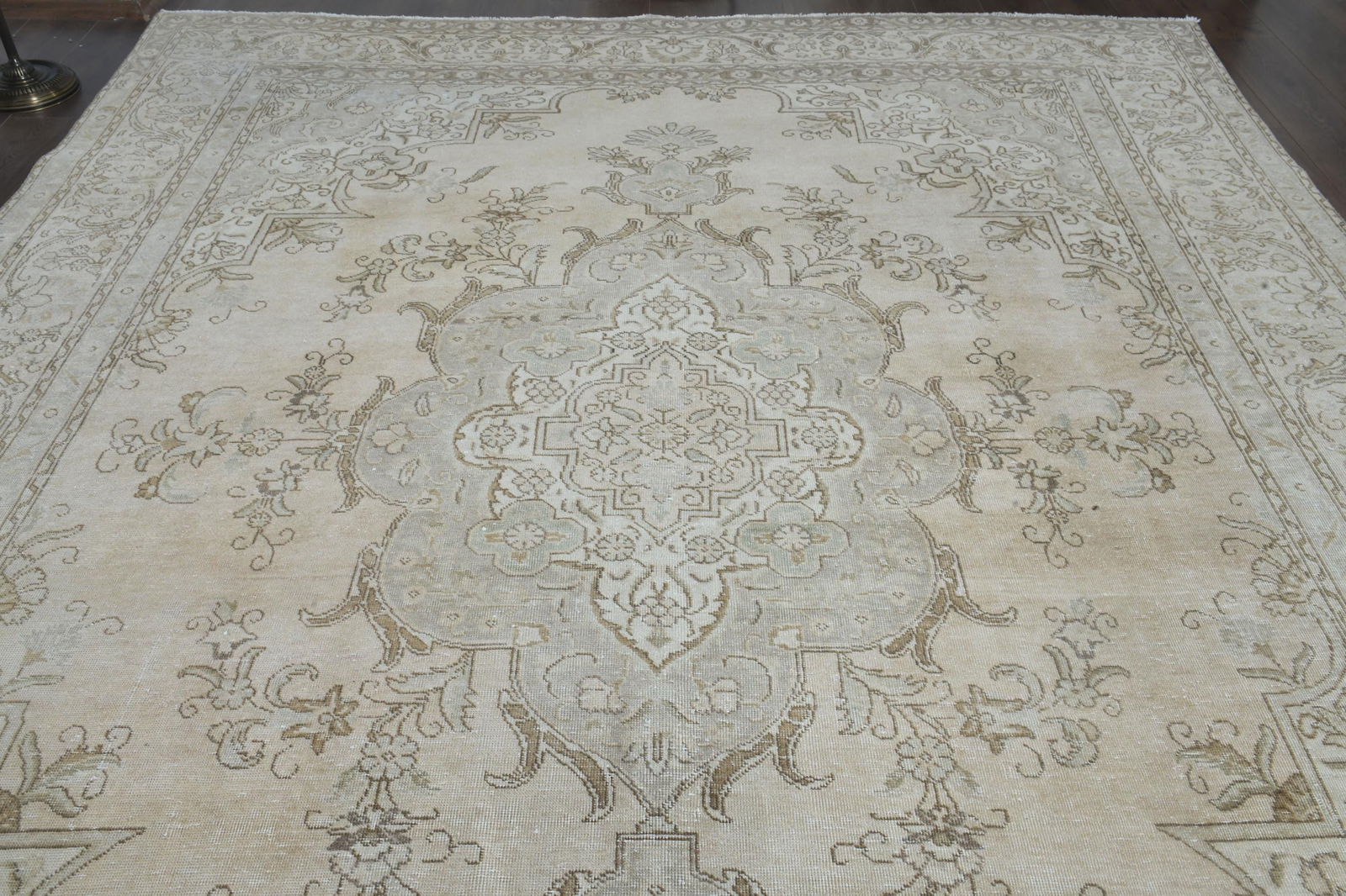 9'4x12'2 ft, NEUTRAL PERSIAN RUG - 4