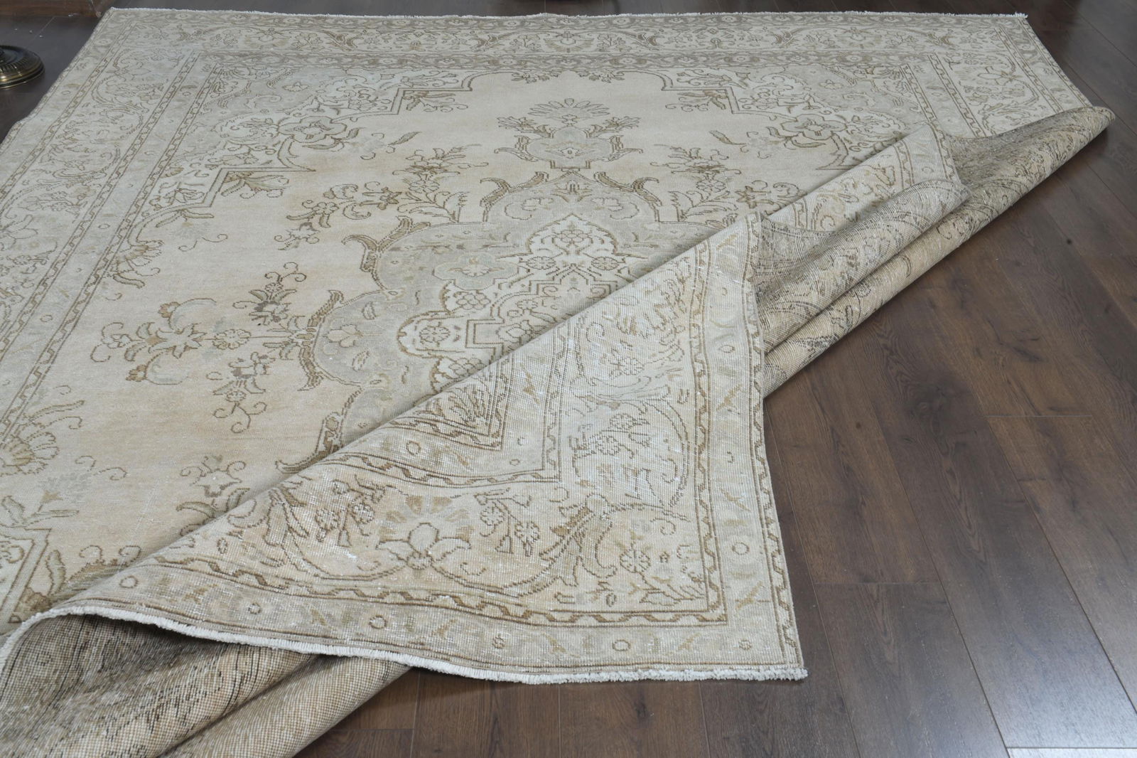 9'4x12'2 ft, NEUTRAL PERSIAN RUG - 5