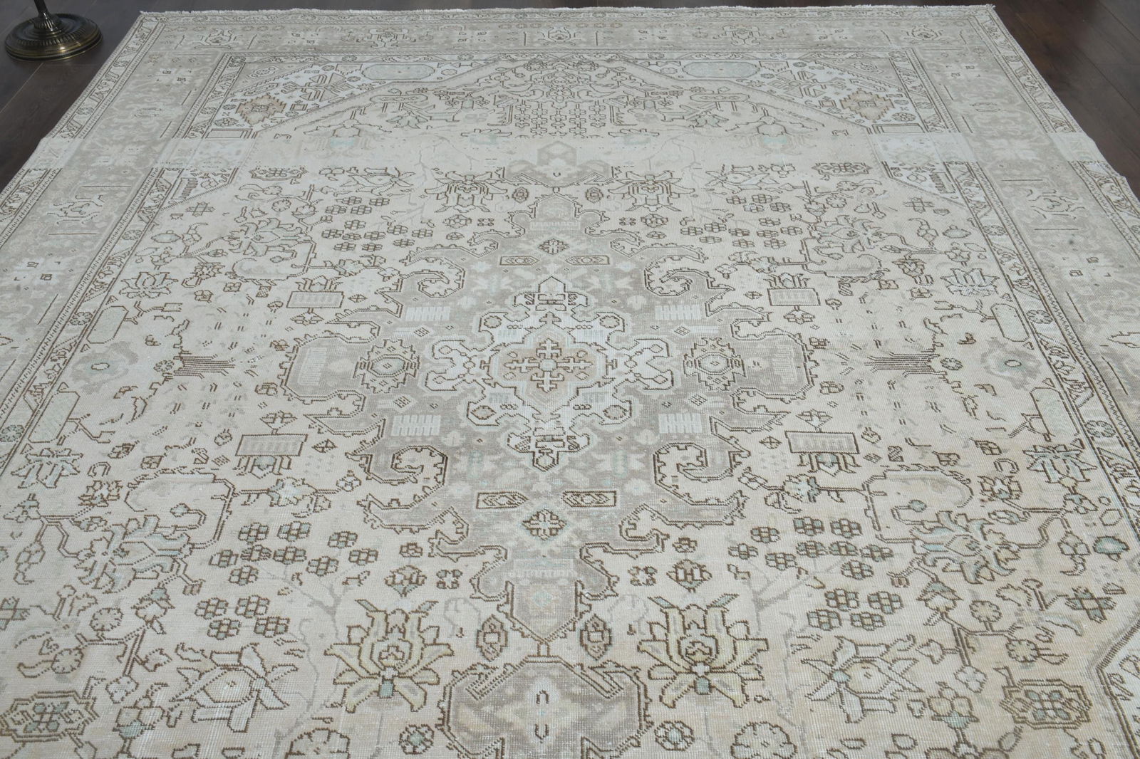 8'2x10'2 ft, FADED PERSIAN RUG - 2