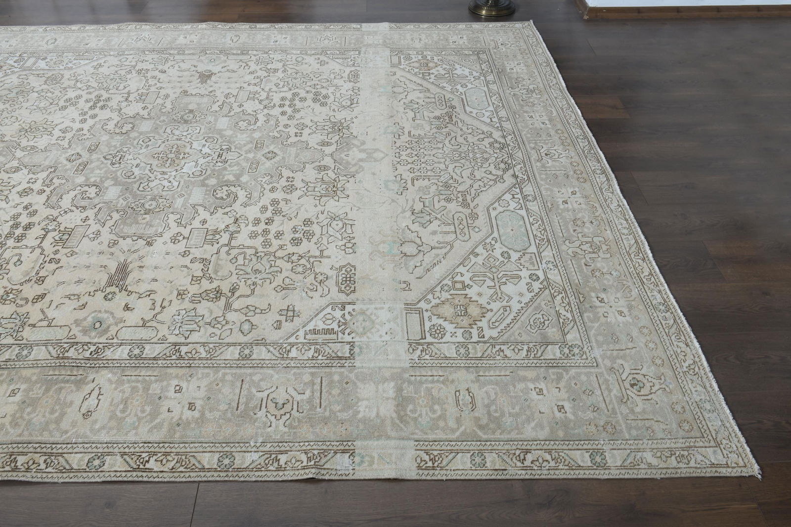 8'2x10'2 ft, FADED PERSIAN RUG - 6
