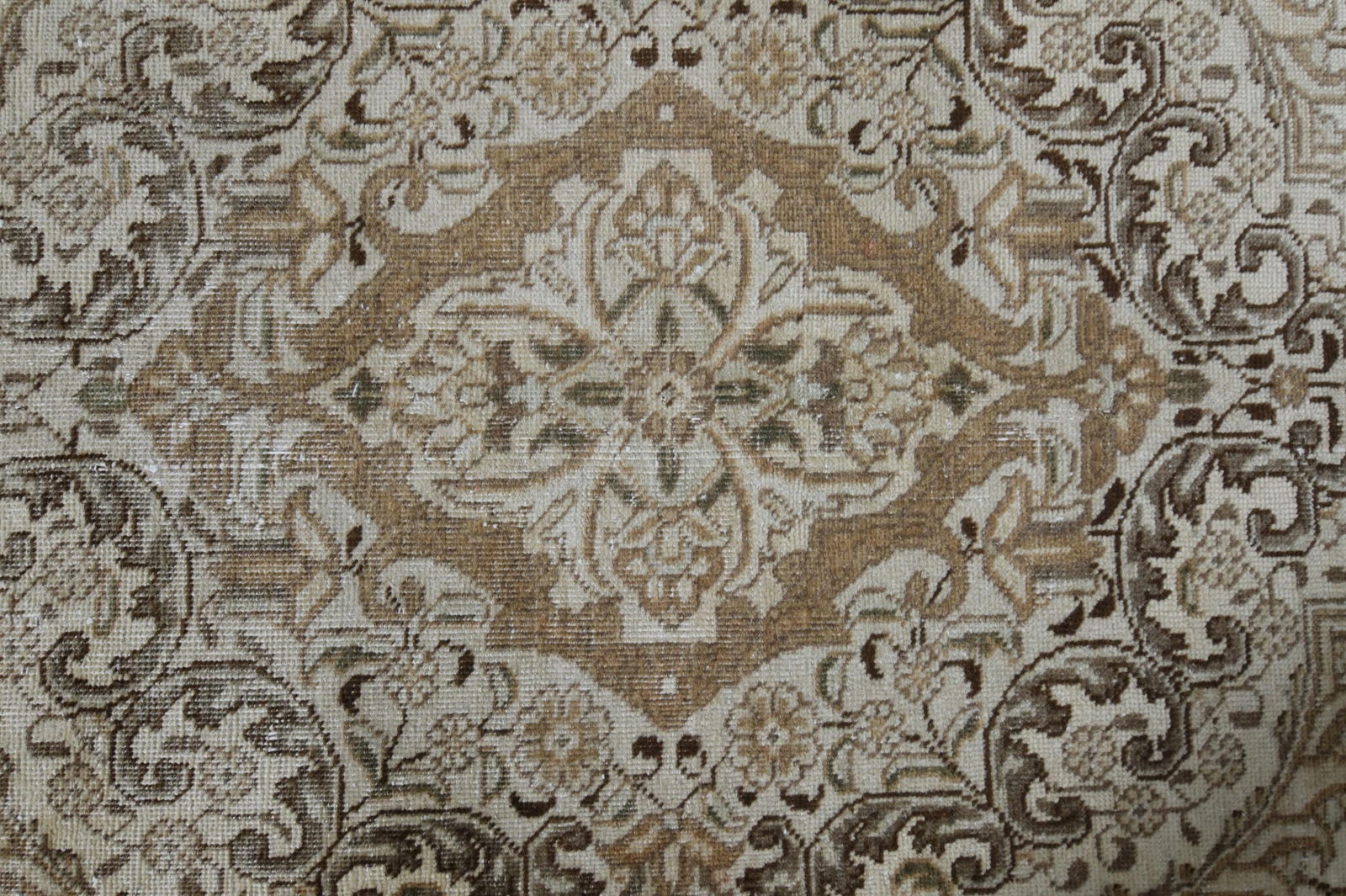 7.8x11.5 ft, PERSIAN MINIMALIST RUG, Oversized Antique - 4