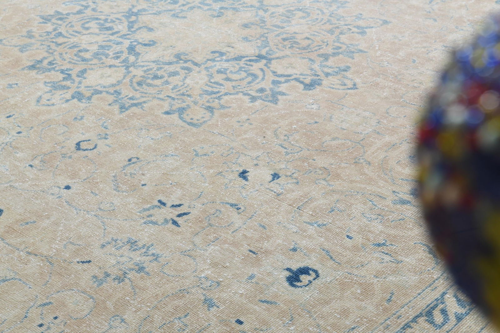 9.9x12.3 ft, LUXURY VINTAGE RUG, Handmade - 7