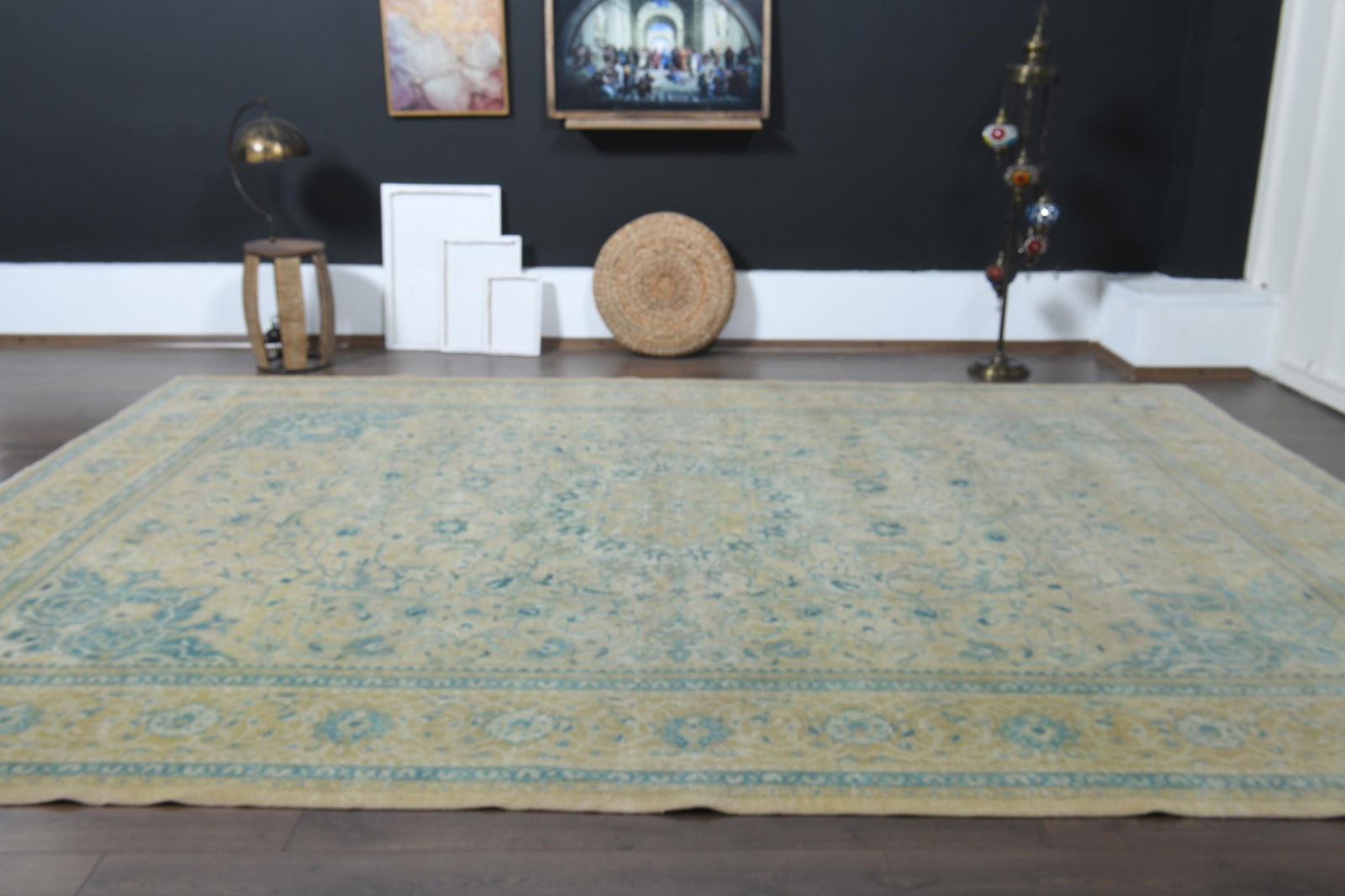 9'5x12'3 ft, ORANGE OVERSIZED RUG - 9