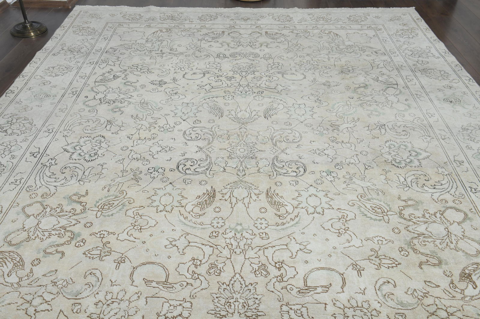 9.7x13 ft, PERSIAN ORANGE RUG, Oversized - 3