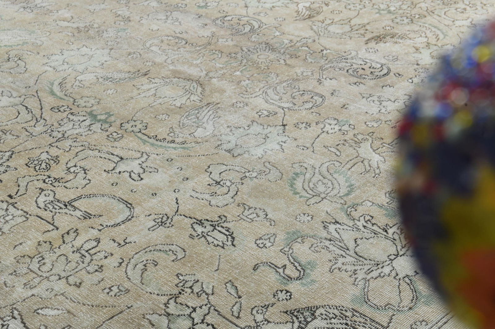 9.7x13 ft, PERSIAN ORANGE RUG, Oversized - 8