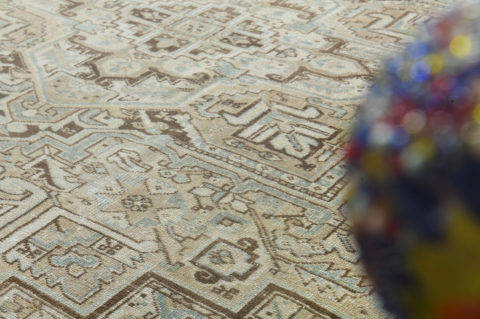 9'4x12'5 ft, ORANGE OVERSIZED RUG - 8