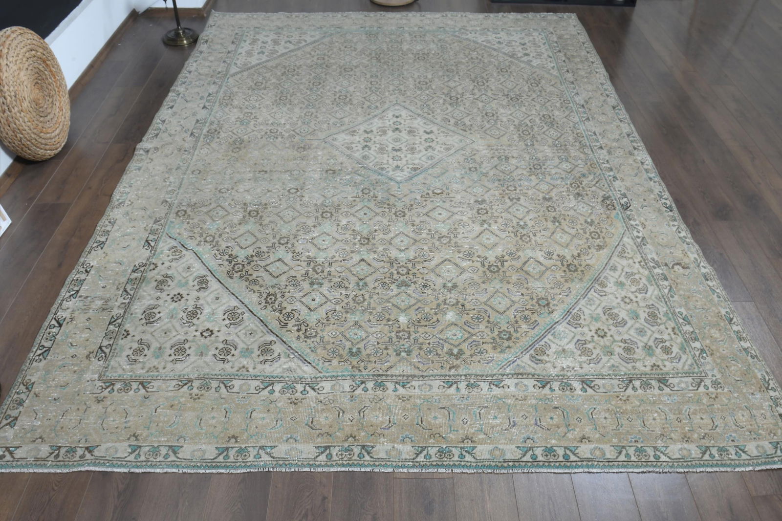 7.7x11.3 ft, LUXURY VINTAGE RUG, Handmade Rug (1 of 9)