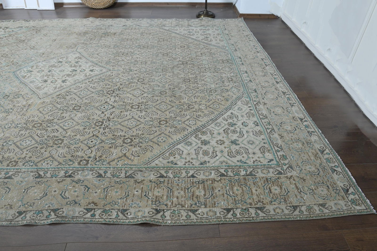 7.7x11.3 ft, LUXURY VINTAGE RUG, Handmade Rug - 6