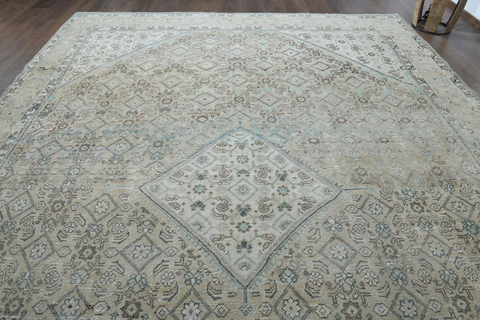 7.7x11.3 ft, LUXURY VINTAGE RUG, Handmade Rug - 8