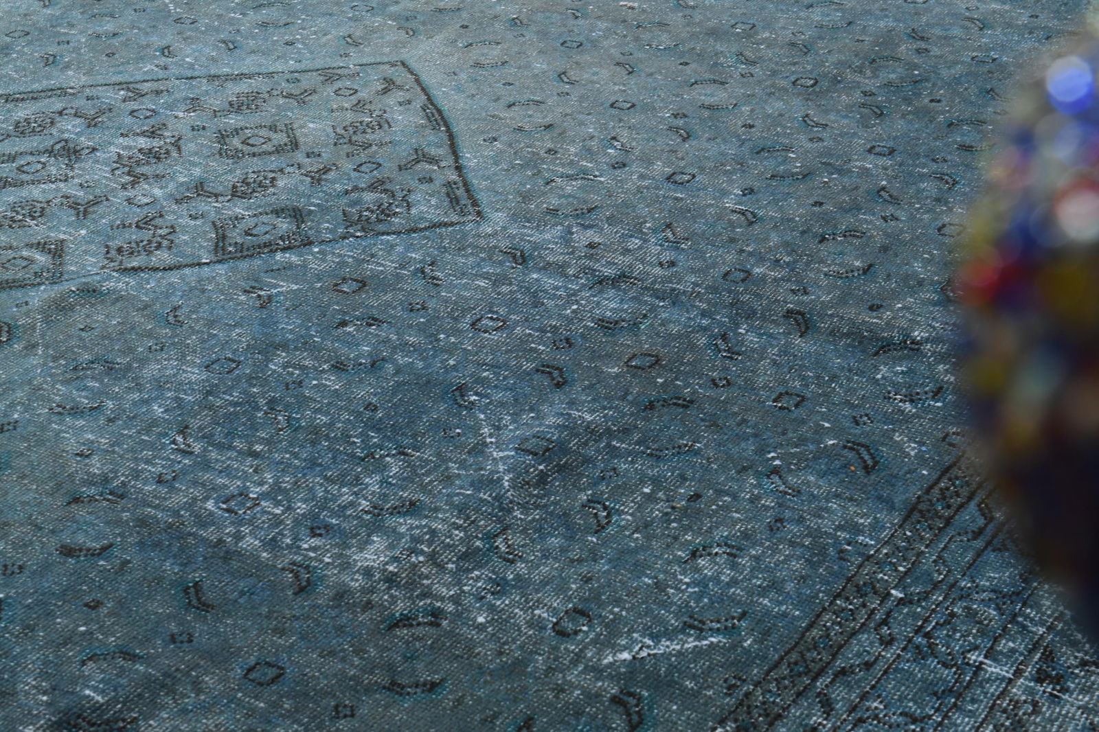 9'5x12'5 ft, ORANGE MINIMALIST RUG - 3