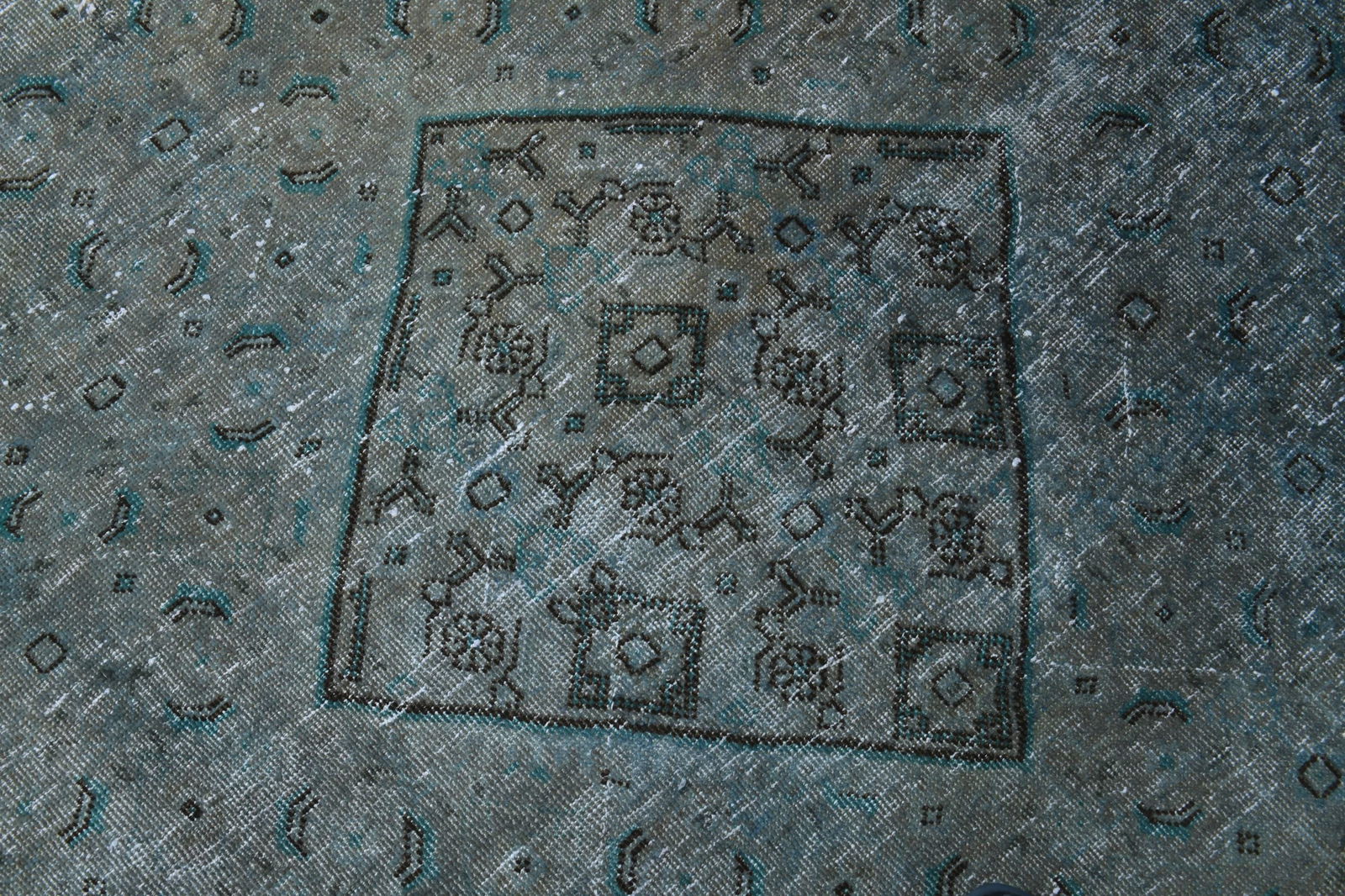 9'5x12'5 ft, ORANGE MINIMALIST RUG - 4