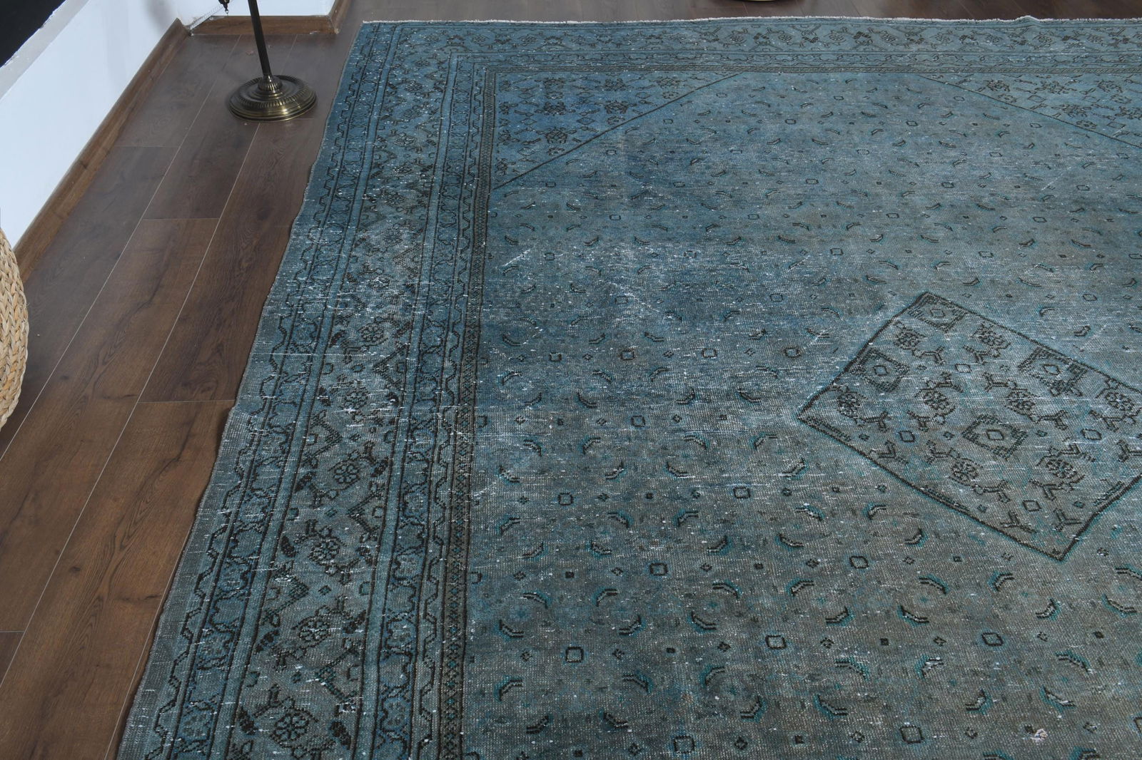 9'5x12'5 ft, ORANGE MINIMALIST RUG - 7