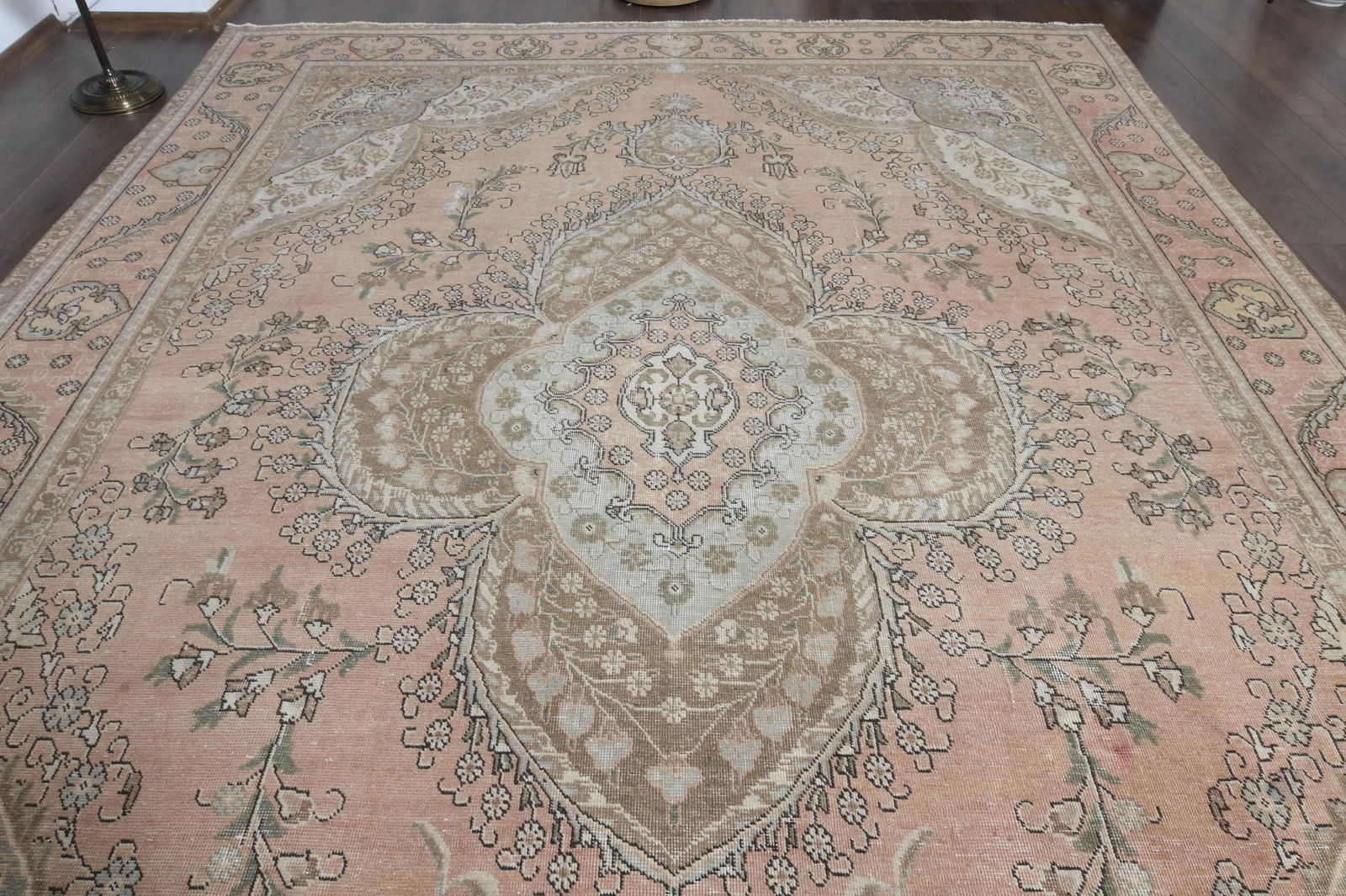 9.8x12.6 ft, NEUTRAL PERSIAN RUG - 5