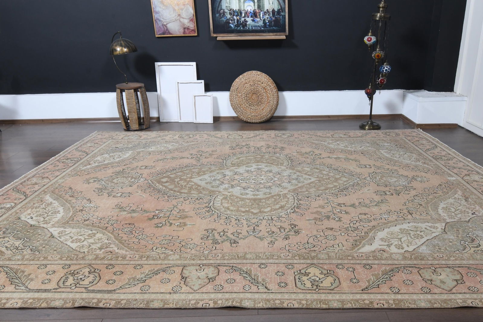 9.8x12.6 ft, NEUTRAL PERSIAN RUG - 9