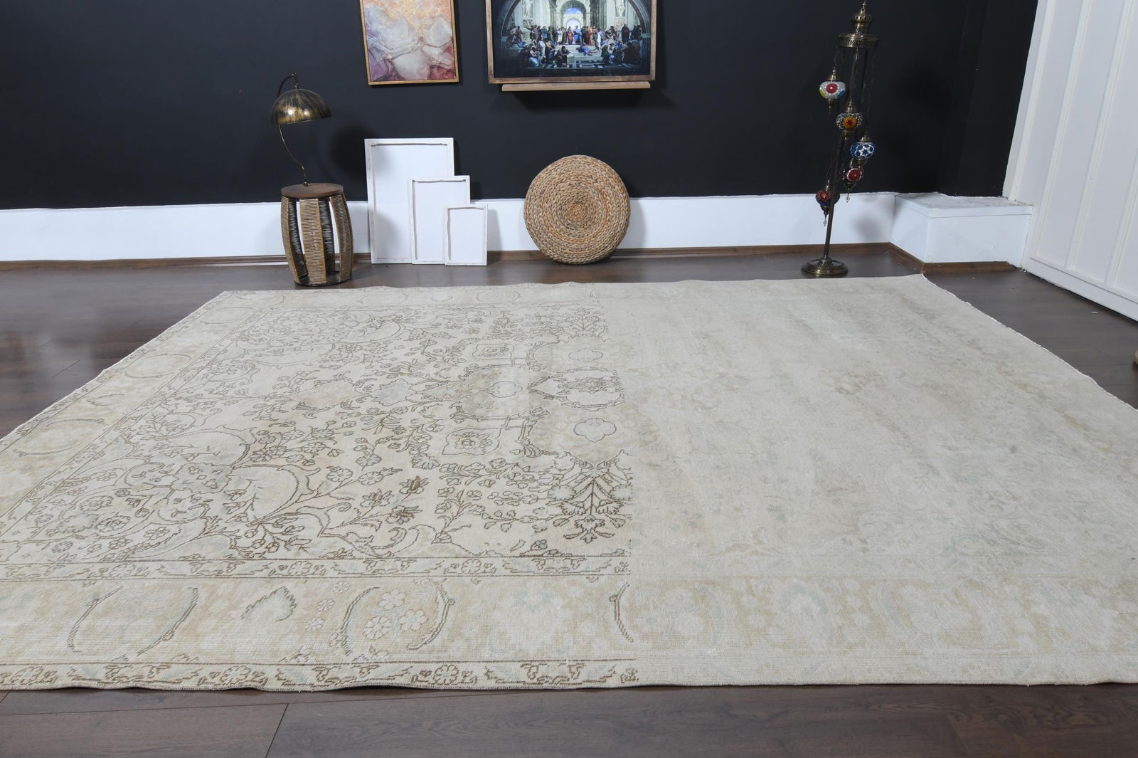 9.1x12.6 ft, LUXURY VINTAGE RUG - 9