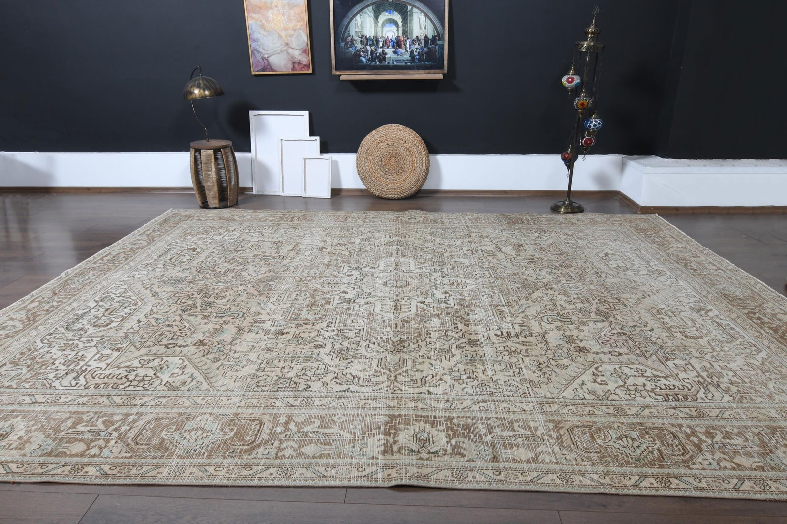 9'4x12'5 ft, OVERSIZED PERSIAN RUG - 9