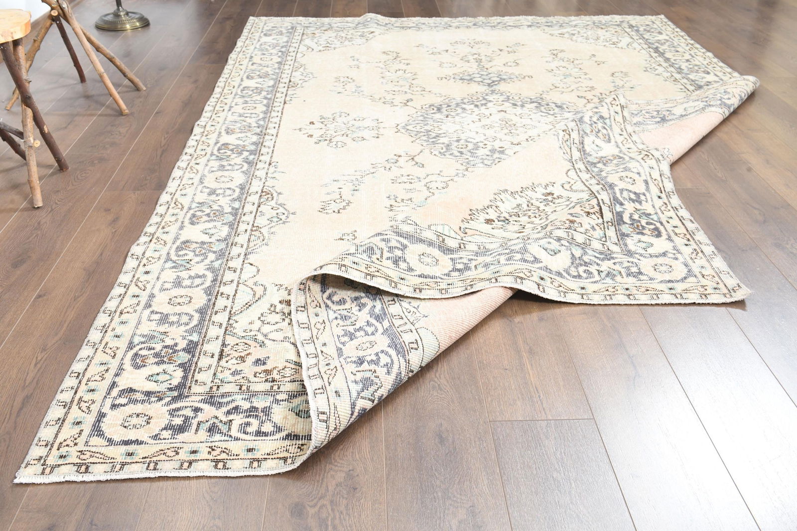 9'4x12'1 ft, VINTAGE PERSIAN RUG - 2