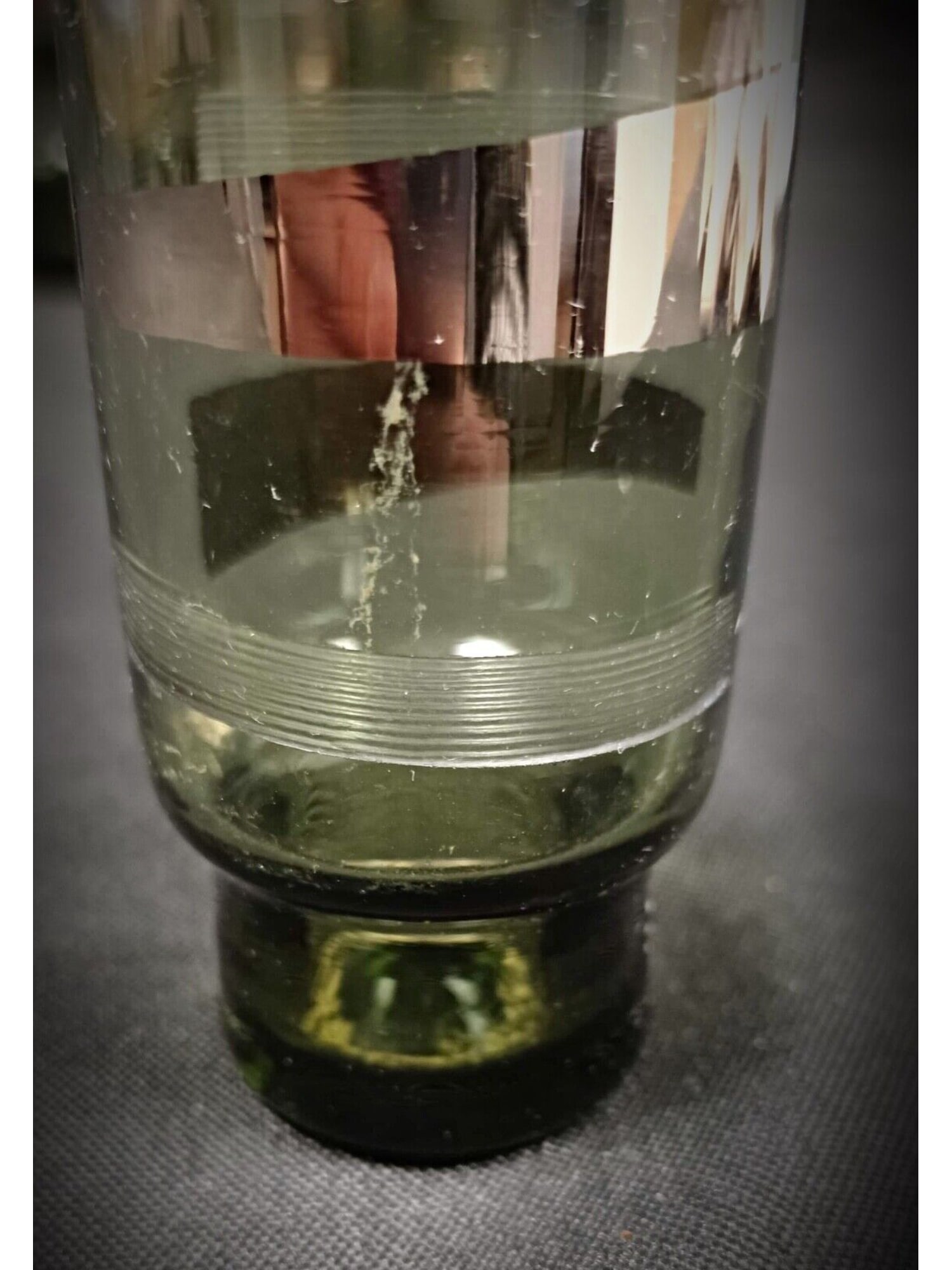 Set of 5 Green Vintage Crystal Liqueur Glasses - 4