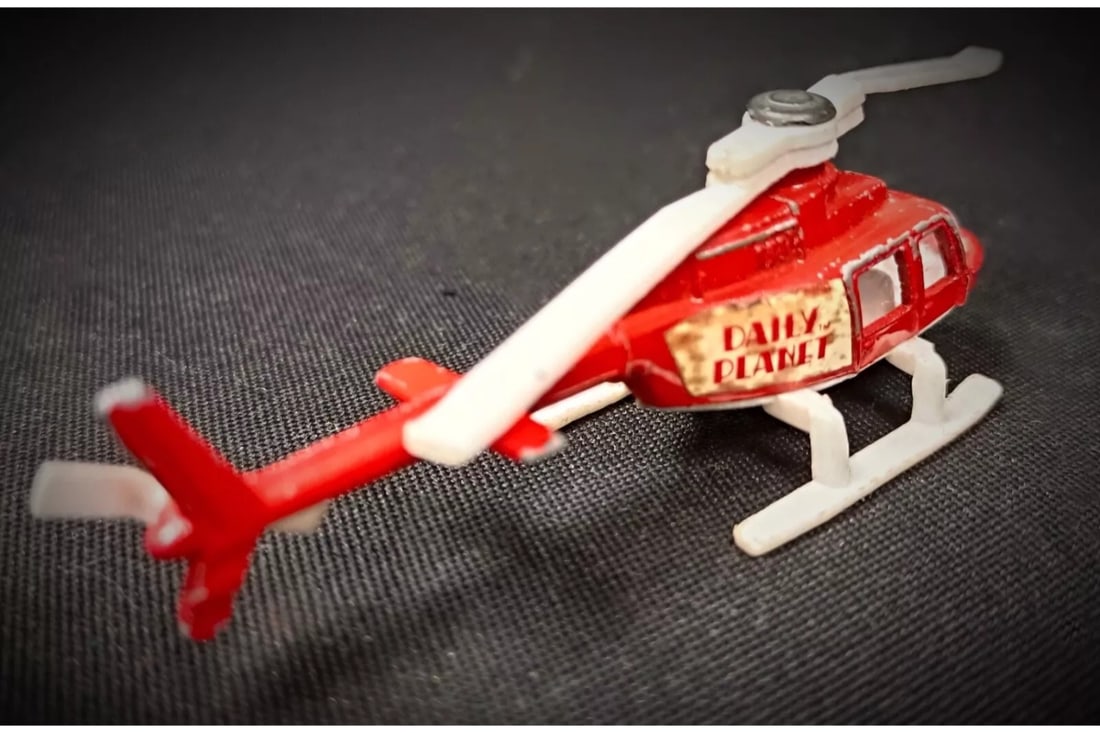Vintage Corgi Daily Planet Miniature Helicopter - 1:43 Scale - 2