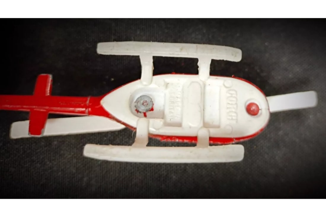 Vintage Corgi Daily Planet Miniature Helicopter - 1:43 Scale - 6