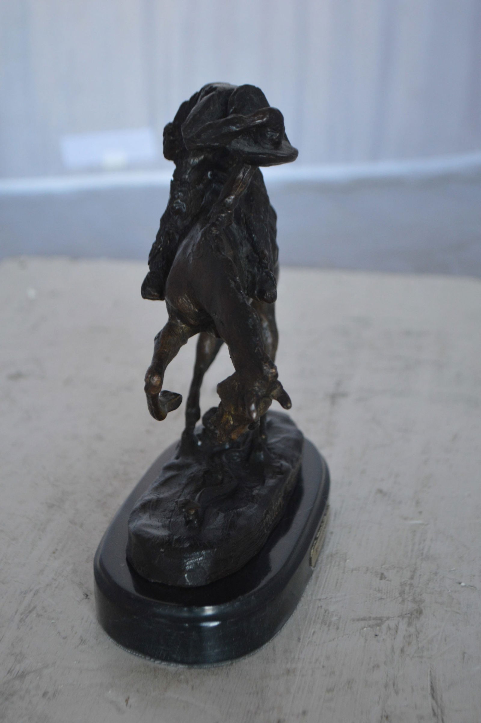 Rattlesnake by Remington Bronze Statue 12H - Size: 7"L x 3"W x 10"H. - 6