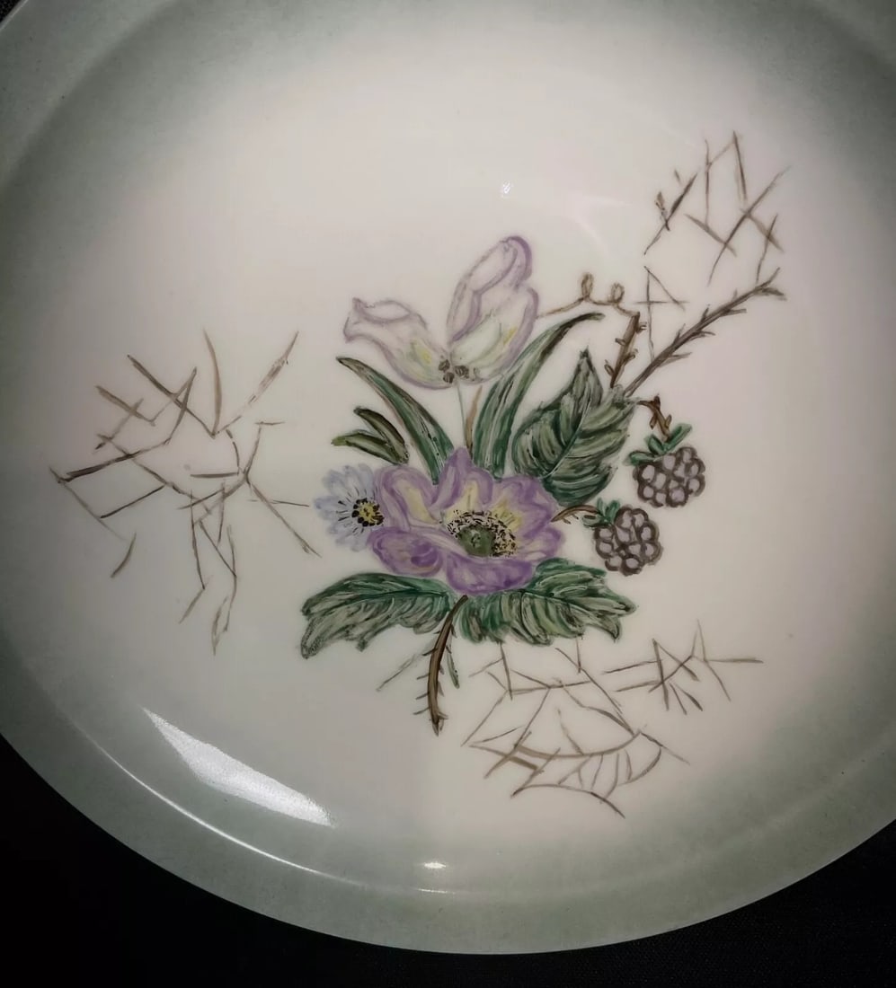 Vintage 1963 Royal Copenhagen Porcelain Plate – Signed "K.P" 17.5 cm - 6