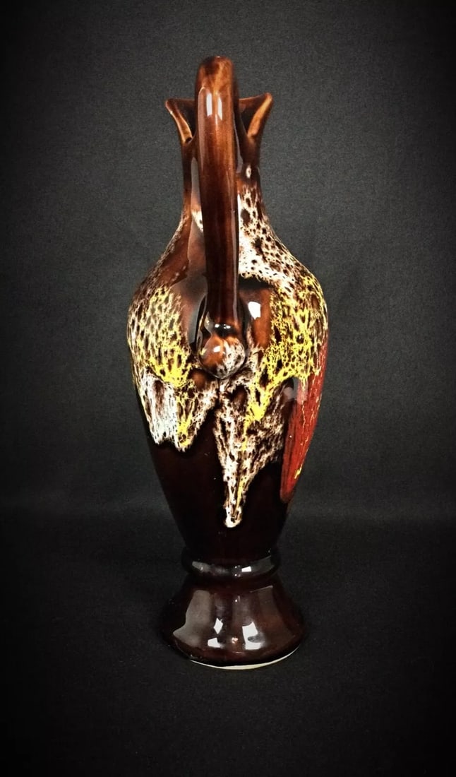 Charming Vallauris Ceramic Ewer or Soliflore – Signed, Vintage Home Deco - 3