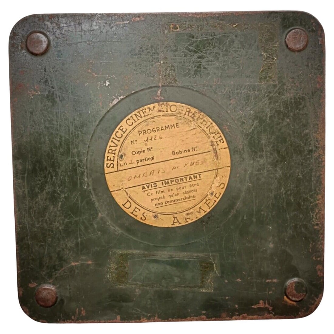 Vintage Film with Box "ECPA" – "Combat de Rue" (Program No. 1126) (1 of 12)