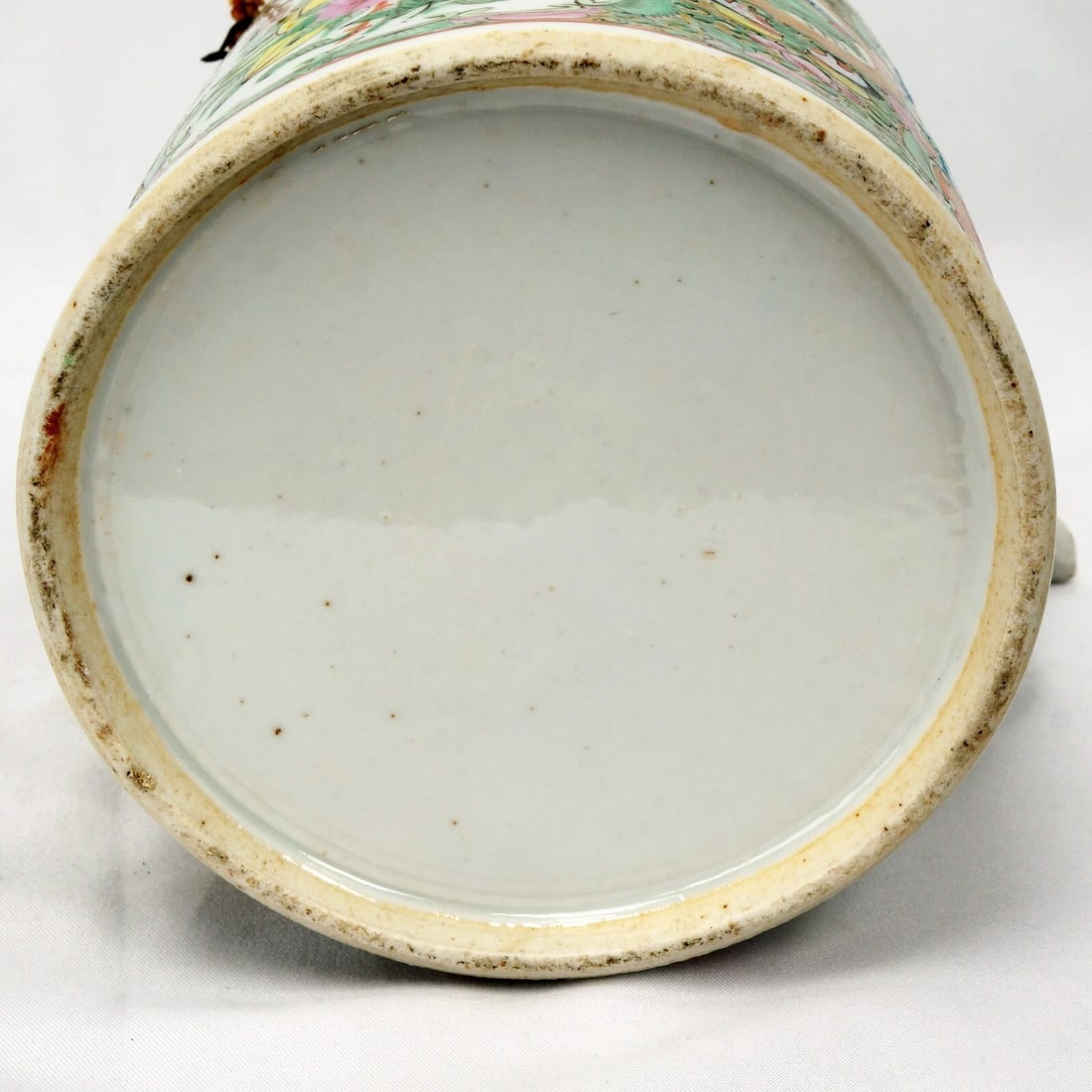 Chinese Mid-19th C Rose Mandarin Teapot - 16