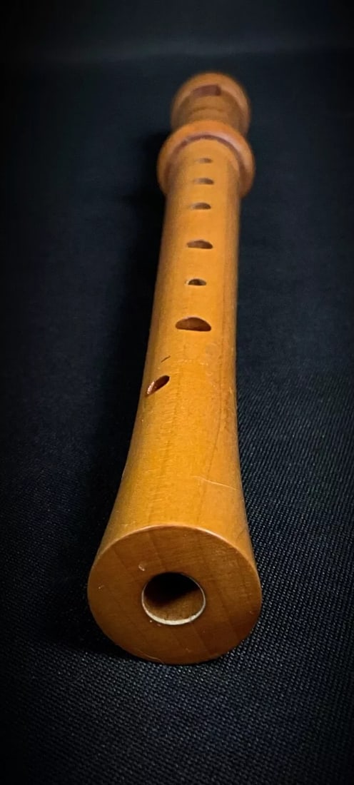 Vintage Moeck German Wooden Flute with Original Box and Instruction Book - 6