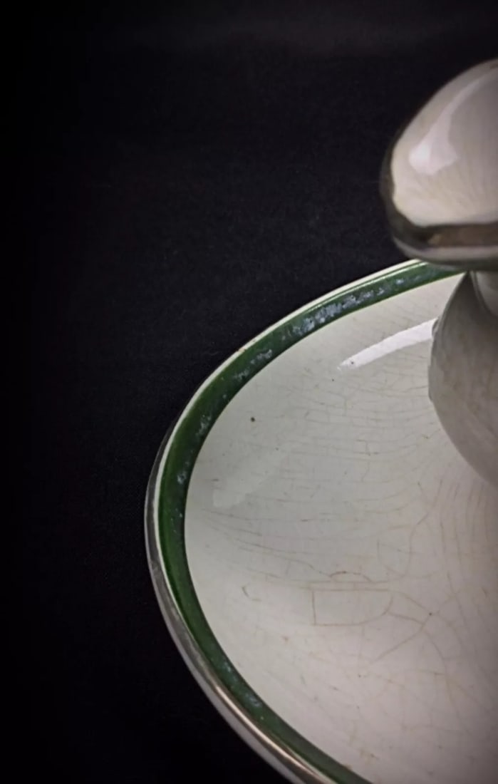 Vintage Digoin Sarreguemines Gravy Boat – Floral Design - 4