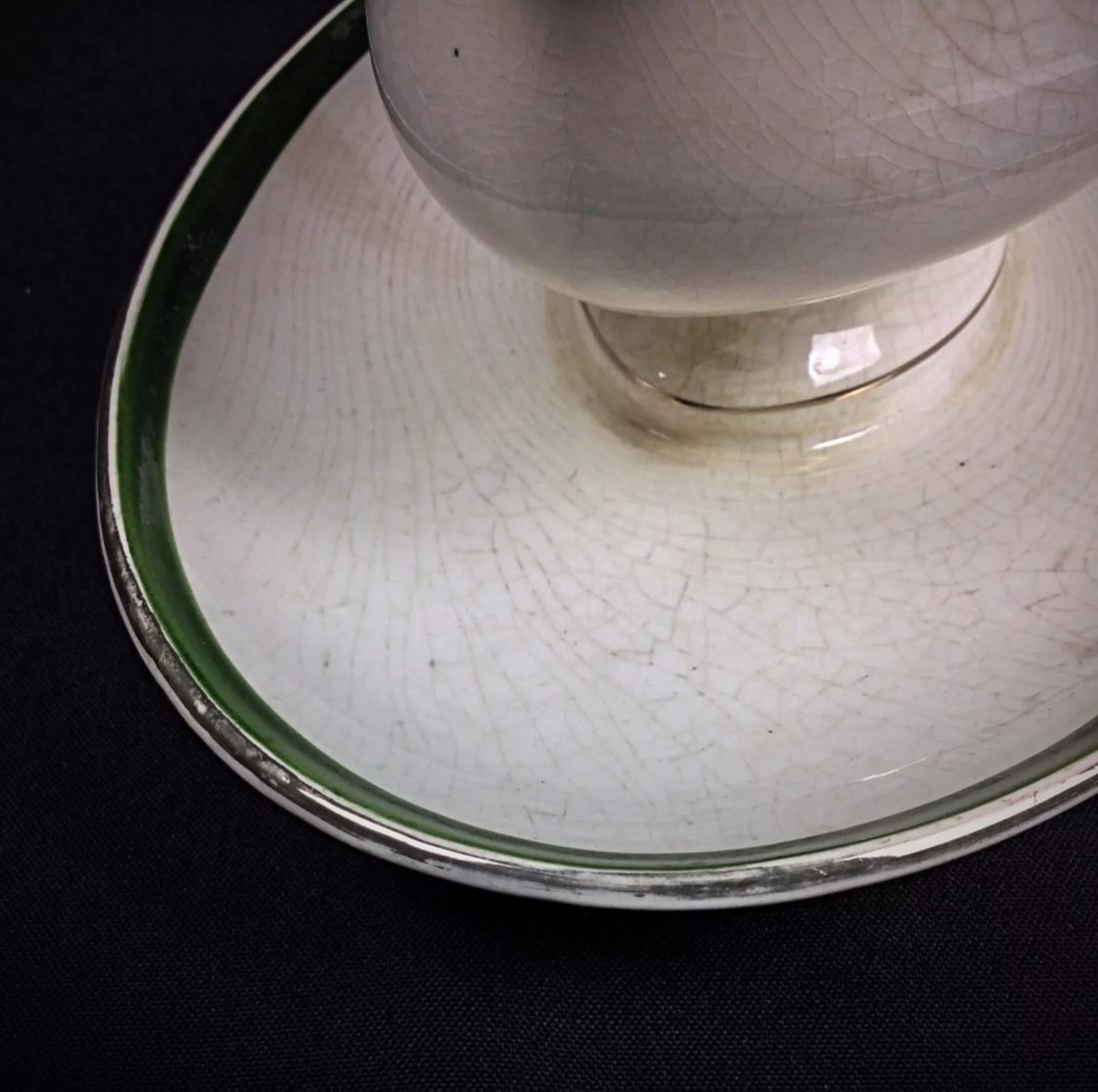 Vintage Digoin Sarreguemines Gravy Boat – Floral Design - 5