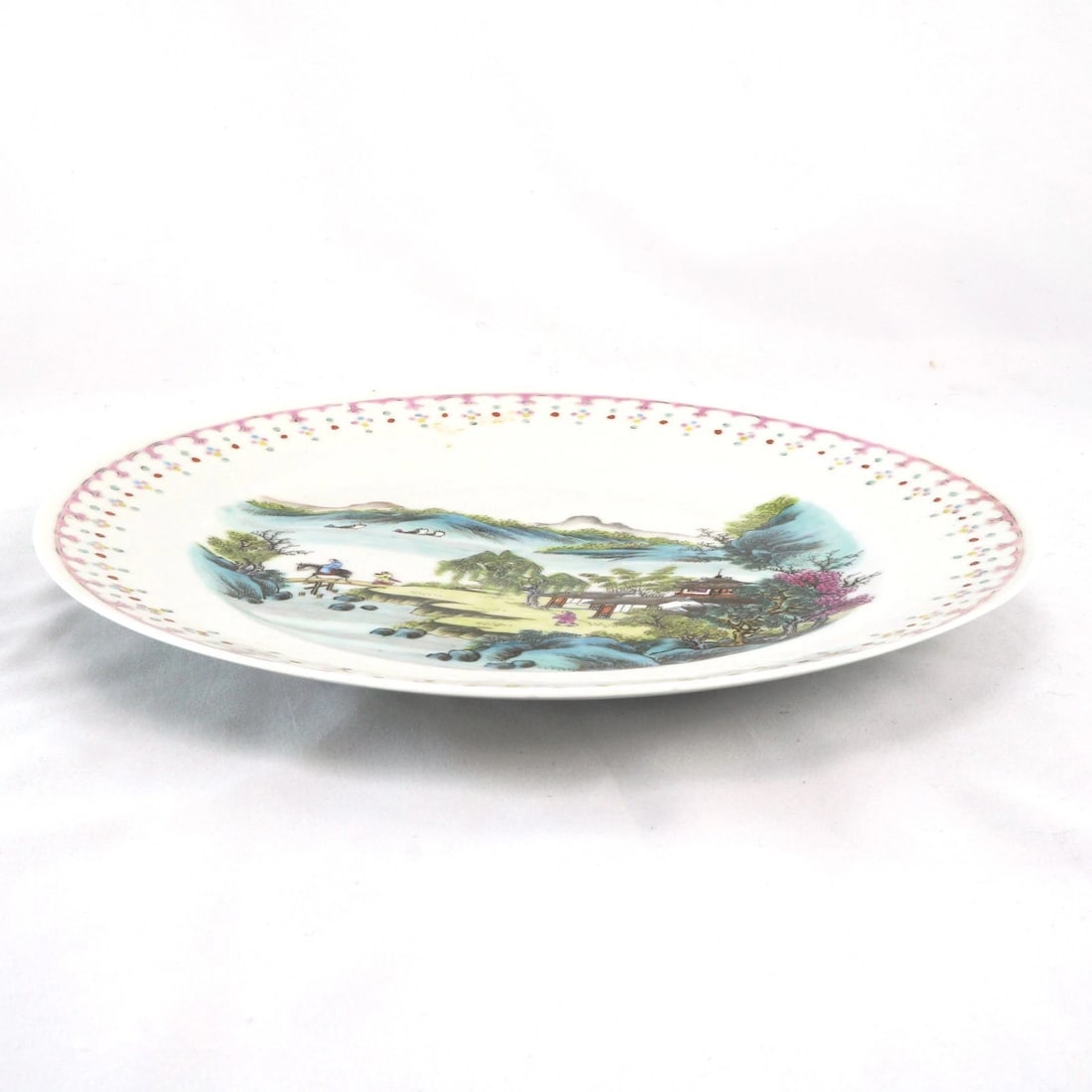 Qing/Rep Chinese Porcelain Cabinet Plate - 7