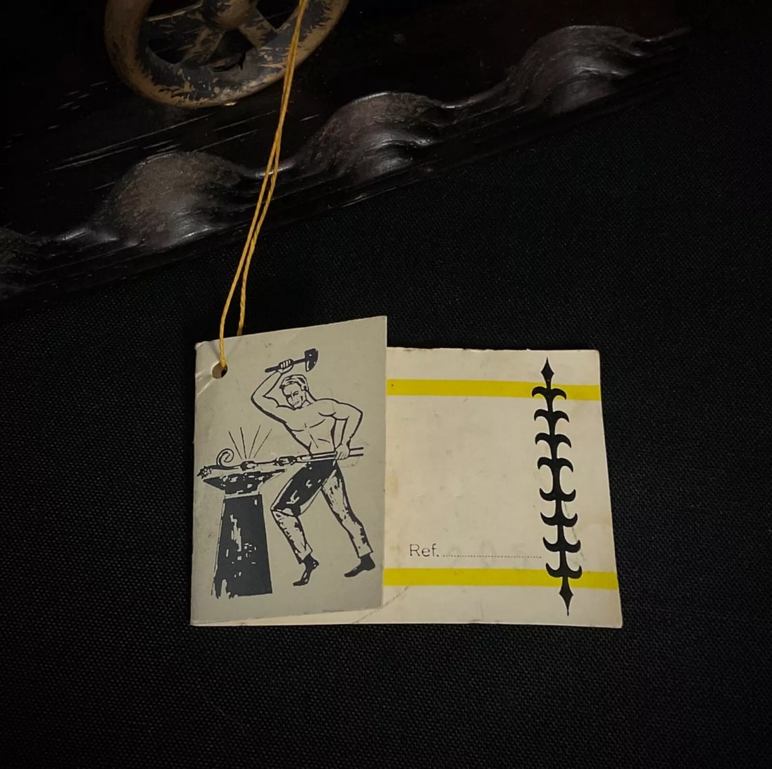 Vintage and Rare 1910 Ford Metal Sculpture on Wooden Base by Ferroantic - 8