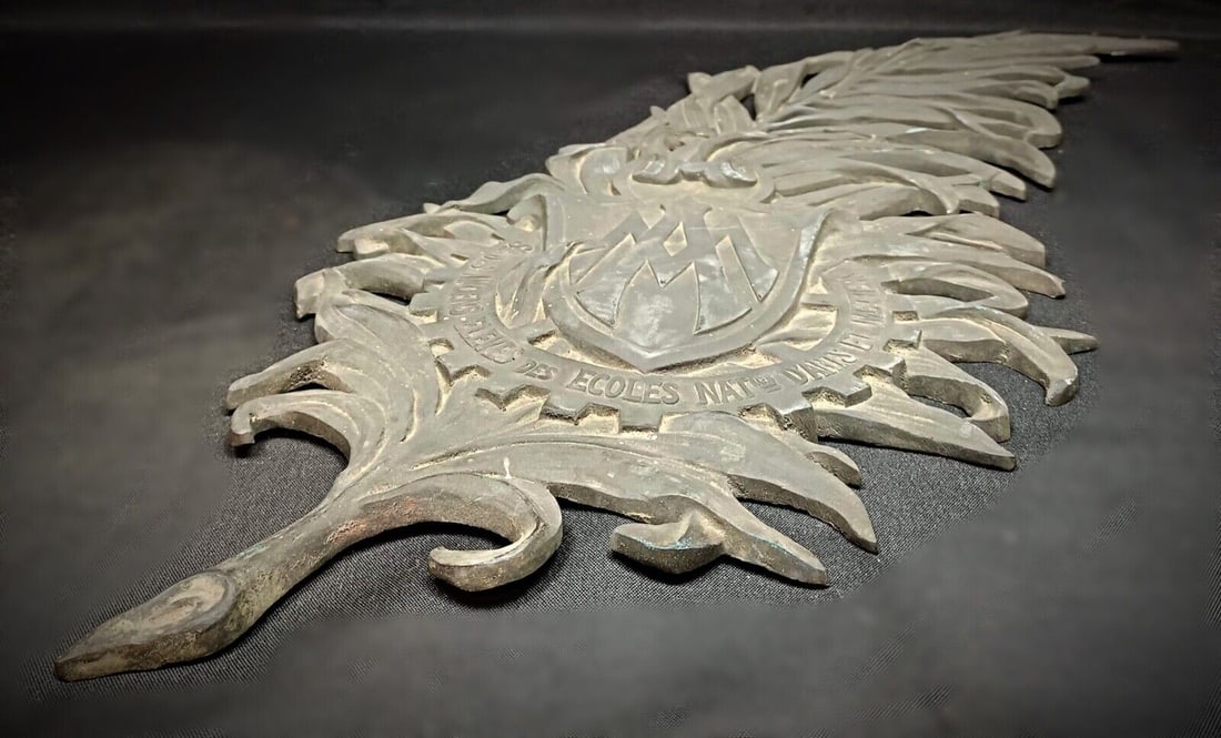 Antique 19th/Early 20th Century Commemorative Bronze Plaque - Gadzarts - 5