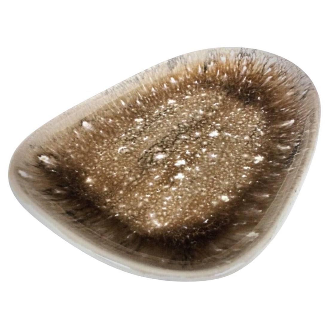 Nidervillier "Ecume" Hand-Decorated Plate or Trinket Tray, Made in France (1 of 7)