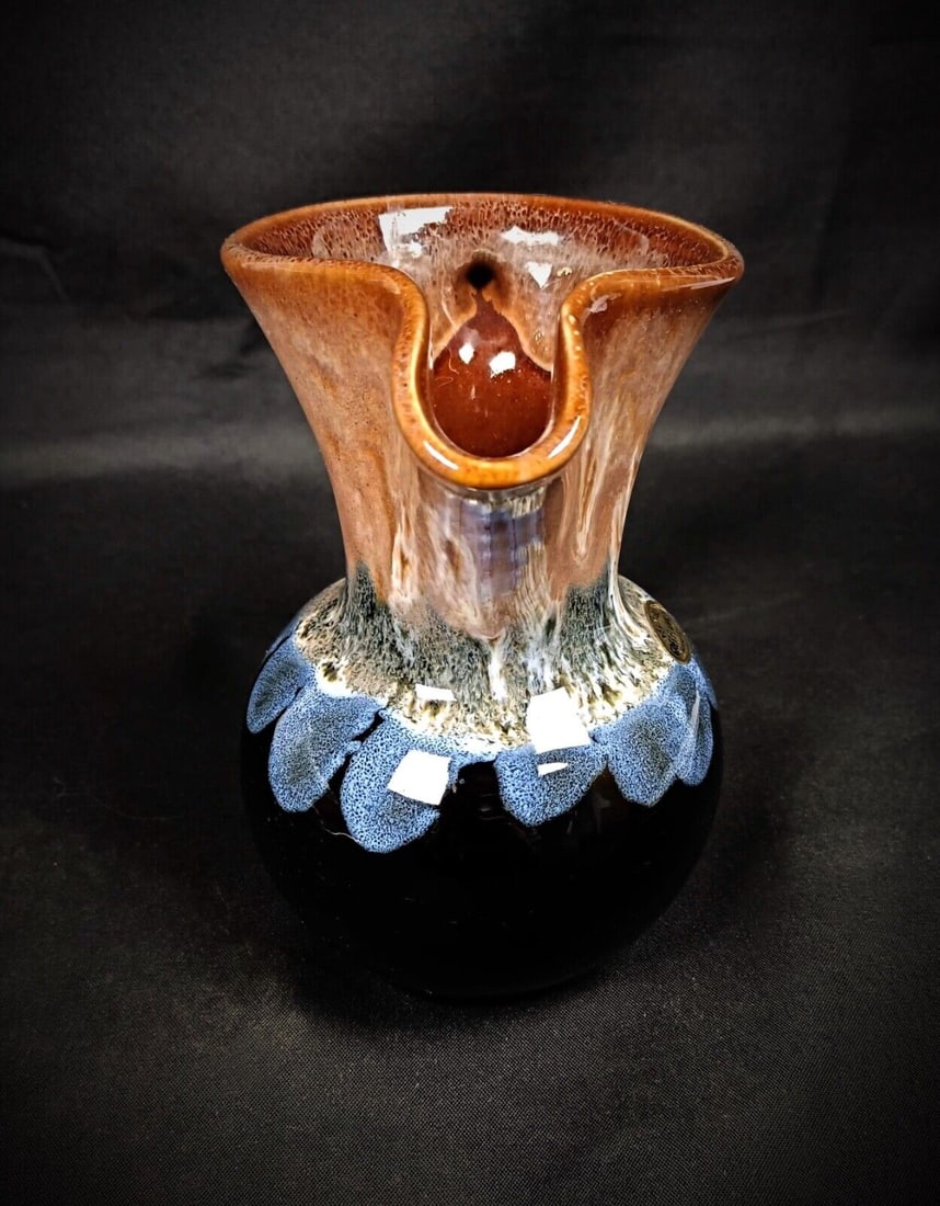 Pitcher "Savines les Lacs" Genuine High-Fired Flame Glazed Stoneware - 4