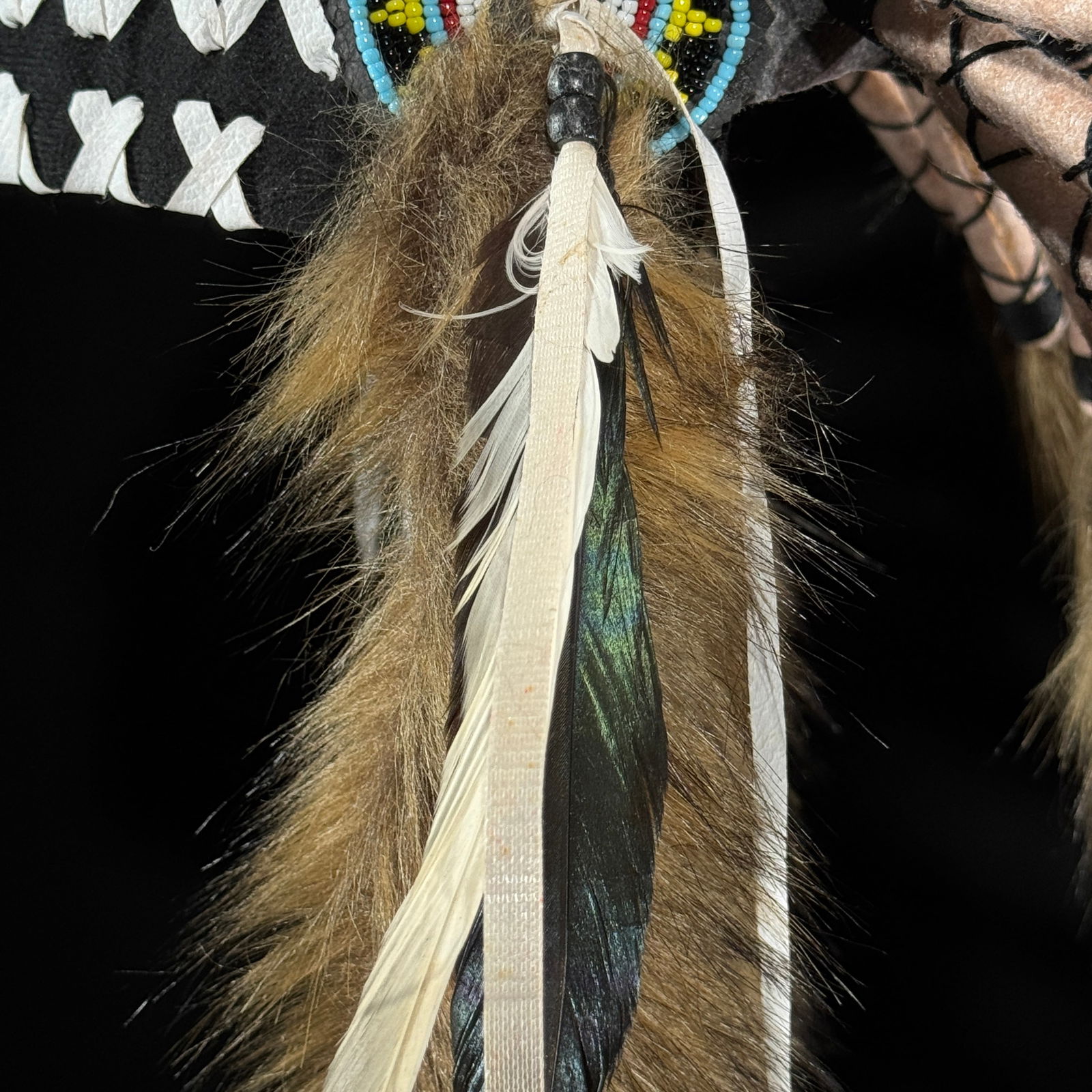 Beautiful remake of an Indian Headdress on a custom stand - 8