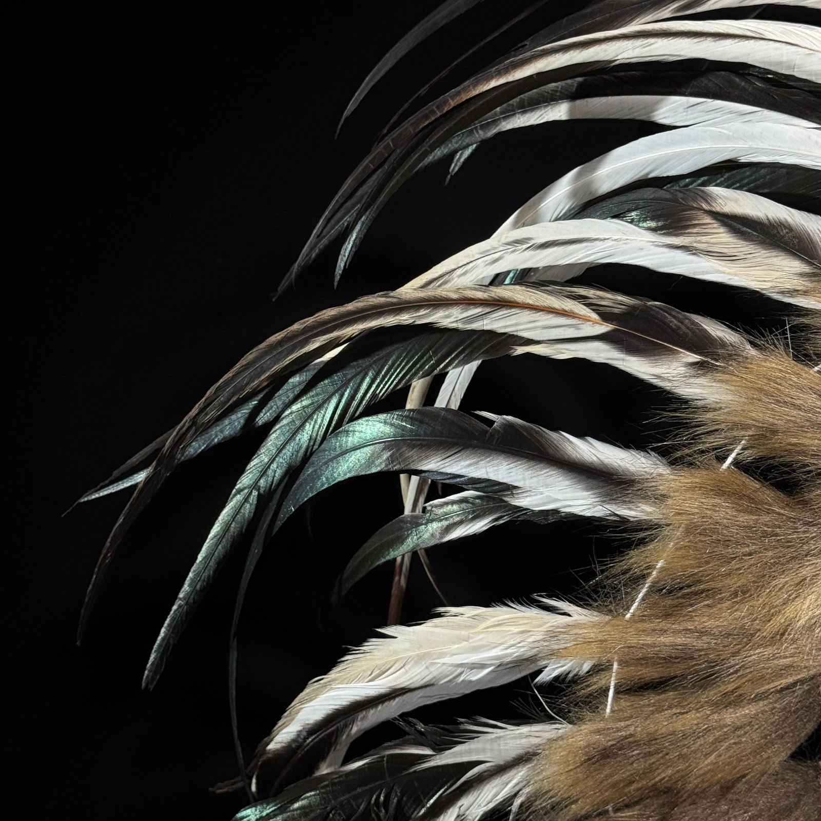 Beautiful remake of an Indian Headdress on a custom stand - 9