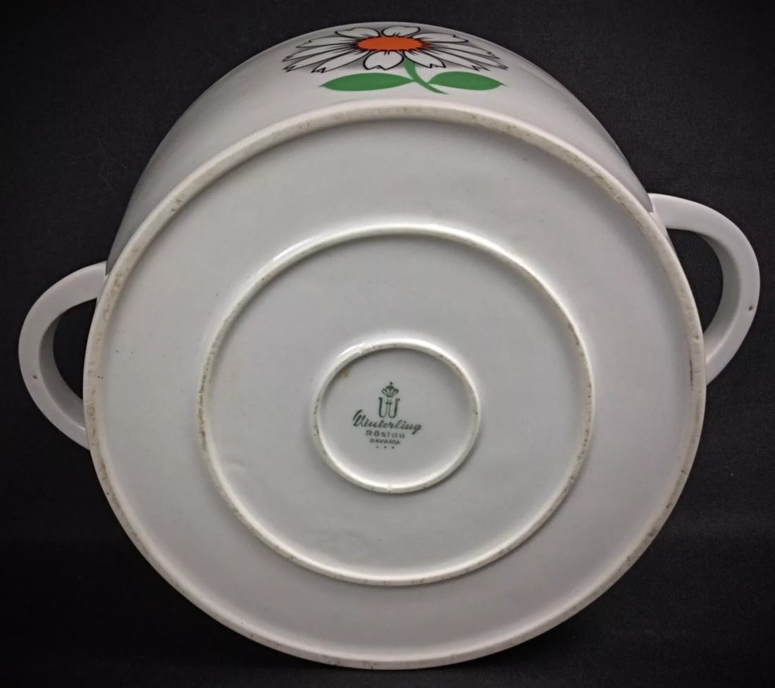 Vintage 1970s Winterling Rösiau Bavaria Floral Soup Tureen - 5