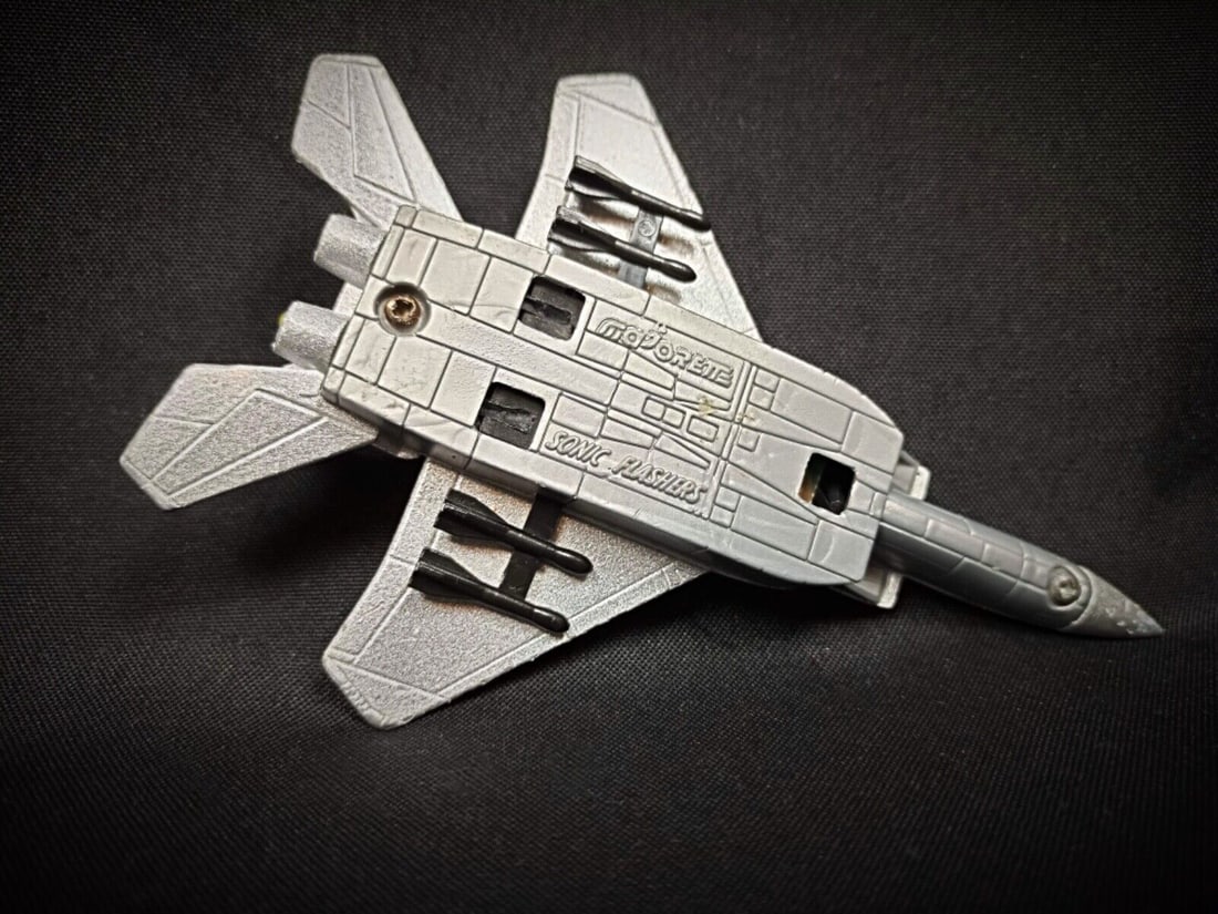 Vintage Sonic Flasher USAF Miniature Airplane – Small Collectible Toy - 6