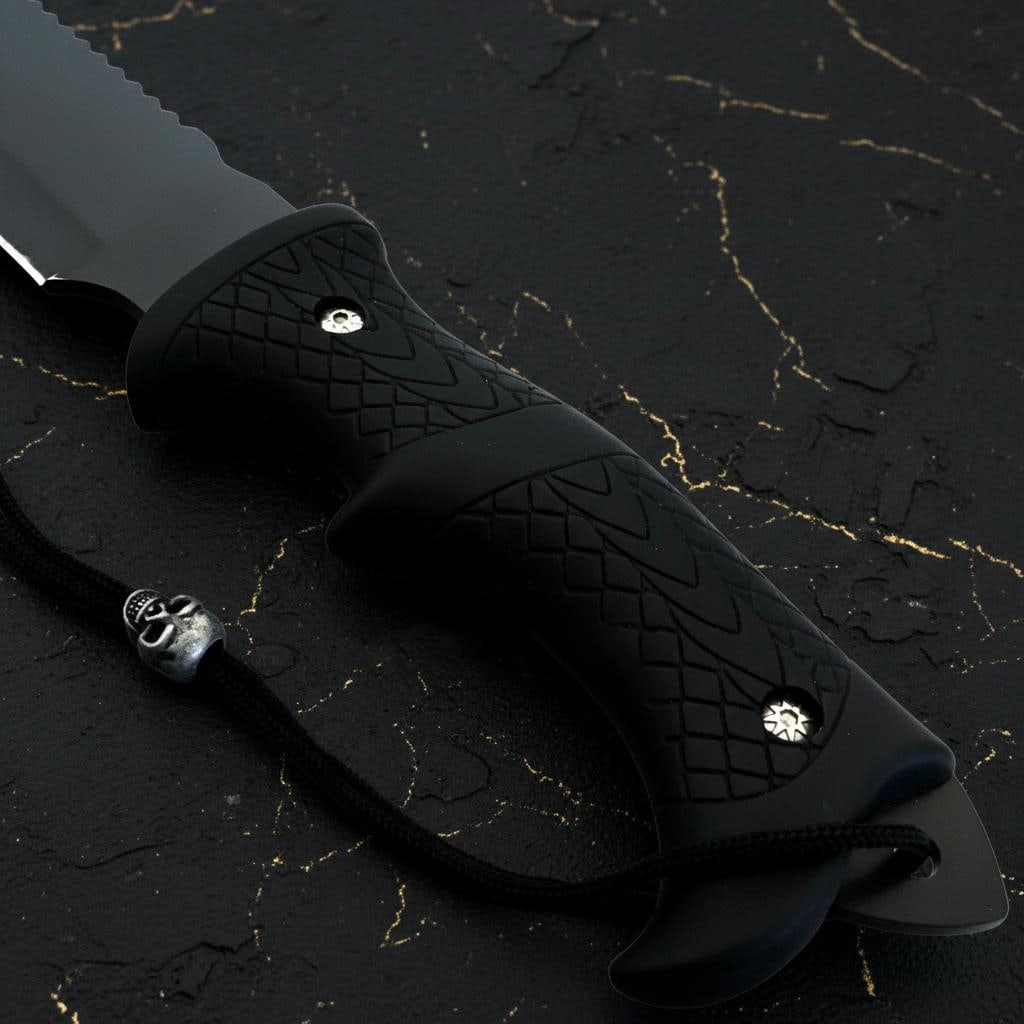 Full Tang Tactical Bowie Machete 15.5" Fixed Blade Survival Knife with Sheath - 2